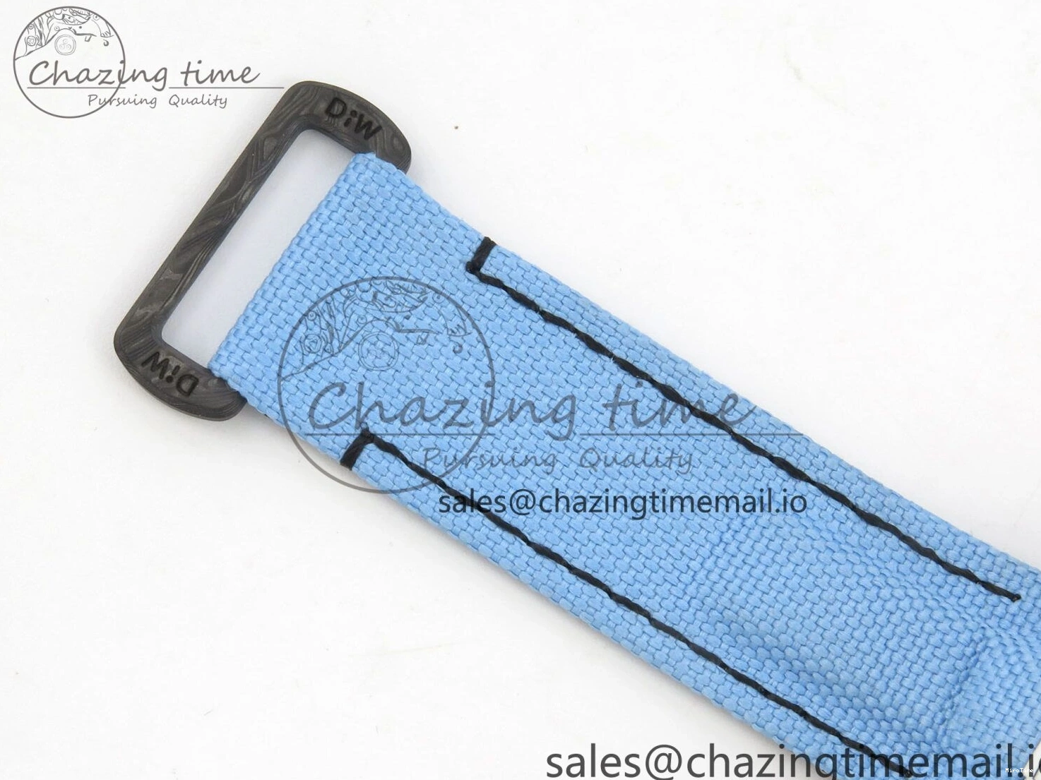 MiroTime 0106 Attractive Daytona DIW Carbon Case and Bezel DIWF Edition Black Dial on Blue Nylon Strap A 71